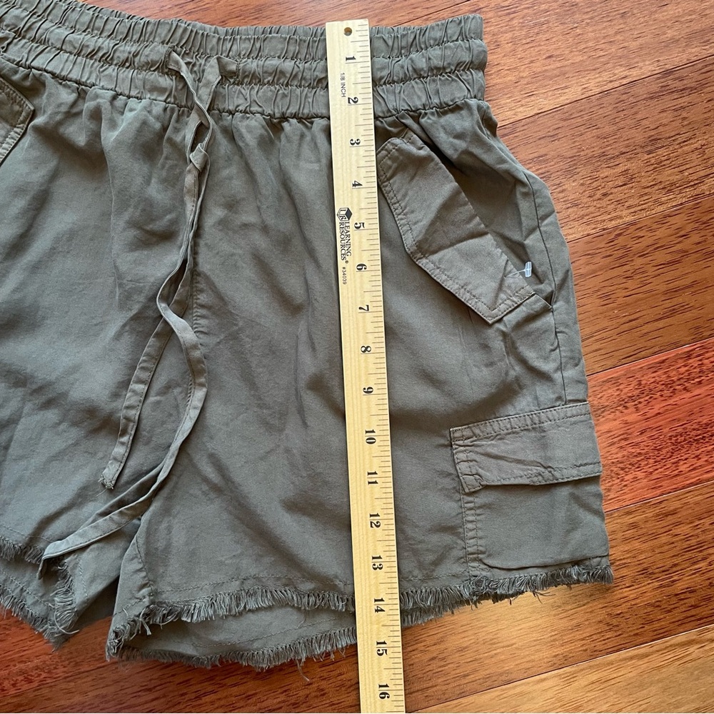 Thread & Supply Army Green Cargo Shorts - Picture 5 of 5